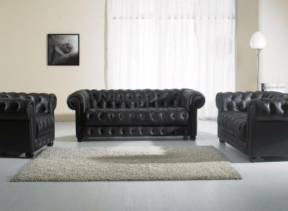 Leather Sofa Seat Pad Suite Chesterfield Chairs Design Sofa Couch Suite