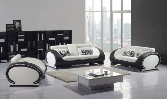 Sofa set 3+2+1 Seater Set Design Sofas Upholstery Leather Couches Modern