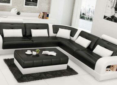 Upholstery Corner sofa Sofa Couch Living landscape Leather Corner Sofas Suite