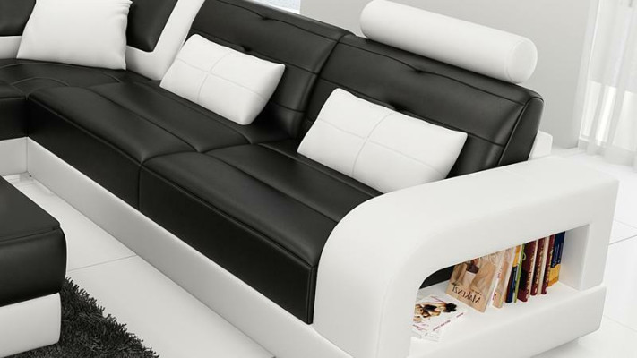 Upholstery Corner sofa Sofa Couch Living landscape Leather Corner Sofas Suite