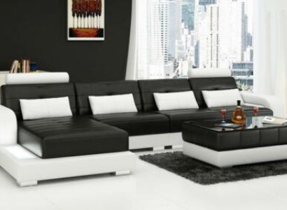Corner sofa Sofa Couch Leather sofa Seat Corner Suite Upholstery Living landscape