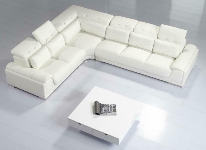 Corner sofa Living landscape Sofa Couch Suite Upholstery Corner sofa L-shape