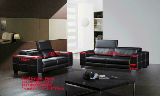 Complete Set Sofa set 32 ​​Seater Design Sofa Couch Group new