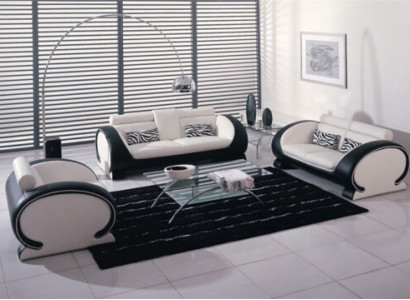Sofas Modern Couches Upholstery Leather 311 Seater Sofa set Sets