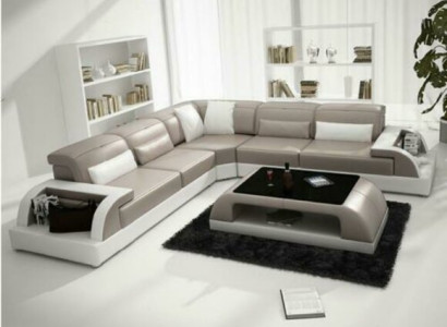 Corner sofa Corner Upholstery Living landscape Couch Sofa Corner suite U-shape