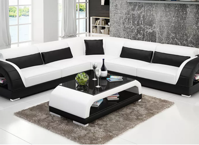 Leather Sofa Design Living room Couches Cheap Upholstery Furniture Seating Set Sofa new