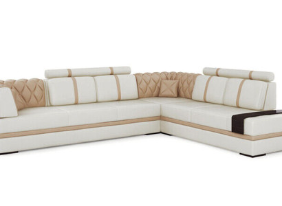 Corner sofa Sofa Couch Upholstery Living landscape Leather Decorative Corner Sofas Suite