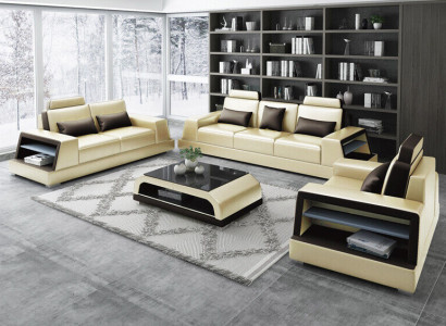 Sofa set Seater Set Design Sofas Upholstery Couches Leather Modern 3+3