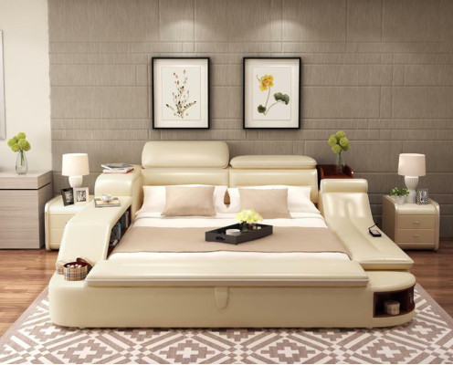 Exclusive Bed Design Upholstery Beds Shelf Save Safe Shelves Double