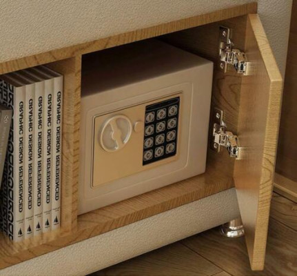 Luxury functional bed with safe laptop storage double marriage beds xxl hotel leather