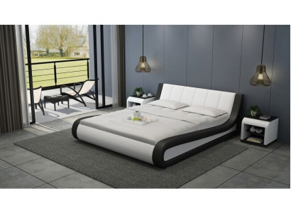 Bed Leather Bed Upholstered bed Modern Double Bedroom Marriage Bed Beds