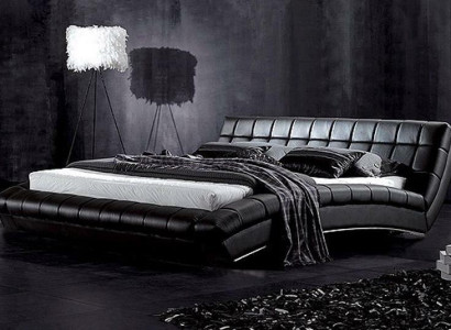 Bed Beds Upholstery Double Marriage Luxury Leather Modern Designer Bedroom