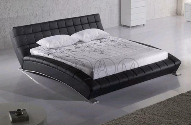 Bed Beds Upholstery Double Marriage Luxury Leather Modern Designer Bedroom