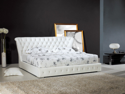 Designer Bed Chesterfield Leather Hotel Beds Double Luxury Sleep Room