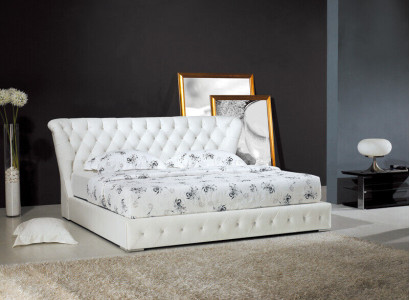 Designer Bed Chesterfield Leather Hotel Beds Double Luxury Sleep Room