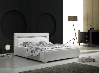 Leather Bed Upholstery Design Luxury Double Hotel Sleep Room Marriage Beds