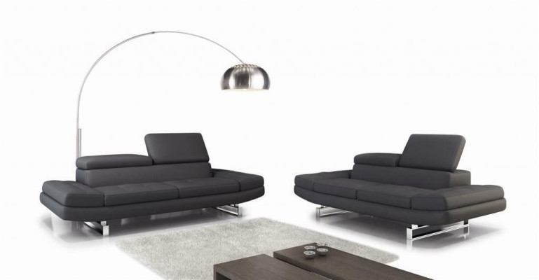 Sets leather sofa Living landscape 3+2 Seater Suite Design Modern