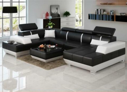 Design Living landscape U-shape big Corner sofa Sofa Couch Upholstery xxl Suite