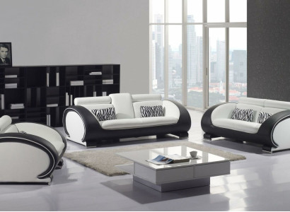Sofa 2 Seater Design Modern Sofas Upholstery Fabric Seat Two-seater Leather new