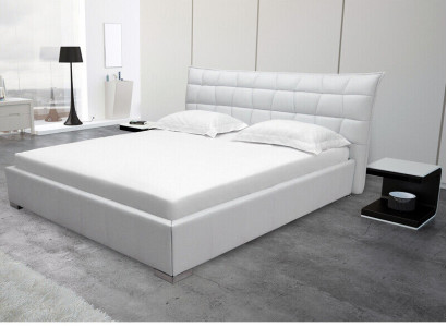 Leather Design Bed Double Beds Luxury Marriage Modern Hotel Frame Sleep