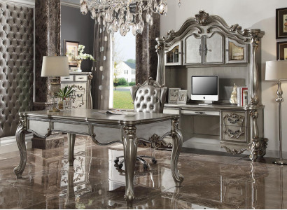 Desk Computer desk Office desk Study room Table Armchair 3pcs