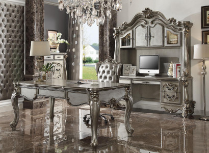 Desk Computer desk Office desk Study room Table Armchair 3pcs