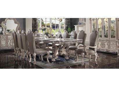 Group Armchair Wood 10x Chair Set Dining room Upholstery Chairs Armchair Chair Baroque