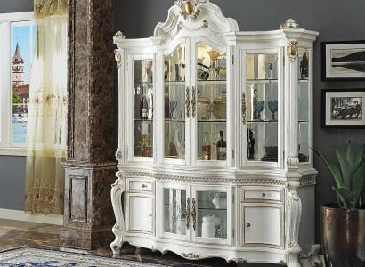 Sideboard Luxury Shop Window Display Case Glass Wardrobe Antique Style Furniture Baroque