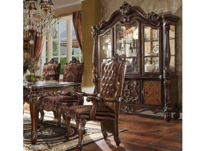 Luxury display case showcases wardrobe wood corner cabinet corner showcase glass new baroque