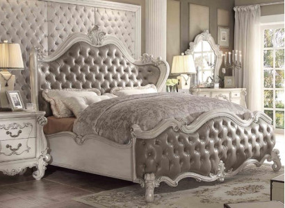Designer Bed Bedroom Beds Leather Hotel Upholstery Chesterfield new