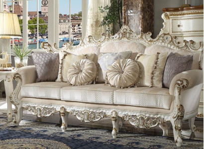 Luxury Sofa Design Couch Upholstery Classic Furniture Three Seater Three Seater