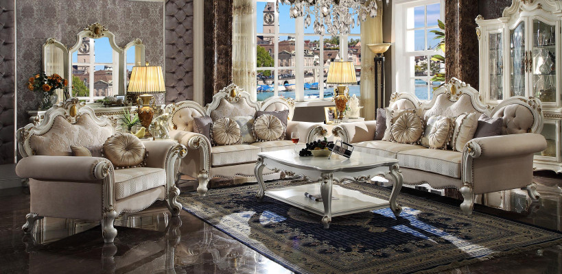 Luxury Sofa Design Couch Upholstery Classic Furniture 3 Seater Three Seater