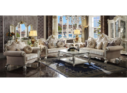 Luxury Sofa Design Couch Upholstery Classic Furniture 3 Seater Three Seater