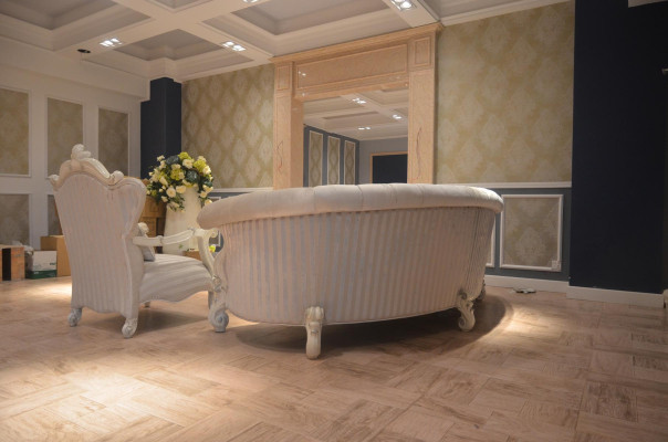 Sofa 4 Seater Couch design Upholstery Chesterfield Seat Suite Leather Textile