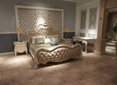 Luxury Chesterfield Beds Royal Leather Bed Palace Hotel Double bed
