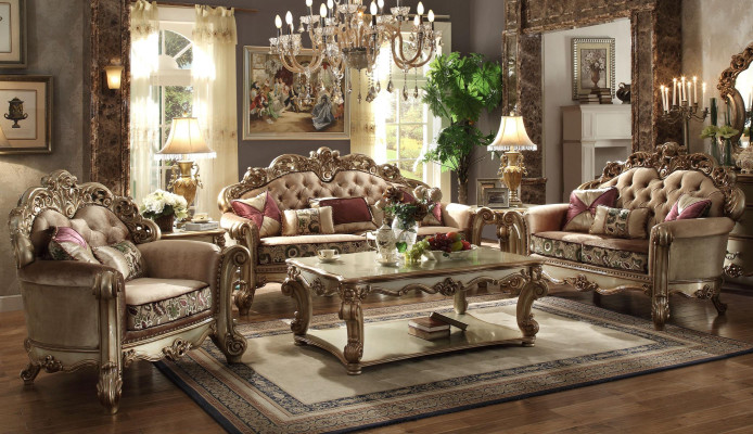 Sofa set 3+2 Seater Classic Living landscape Sofas Couches Upholstery