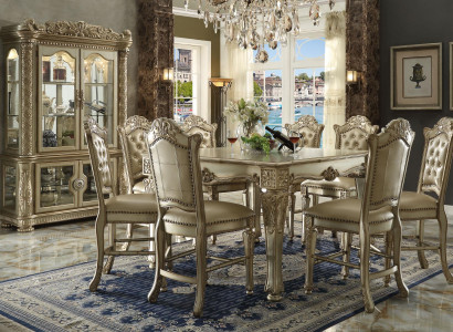 Goldene Dining room Group Designer Dining table with x8 chairs Dining room Furniture 9pcs.