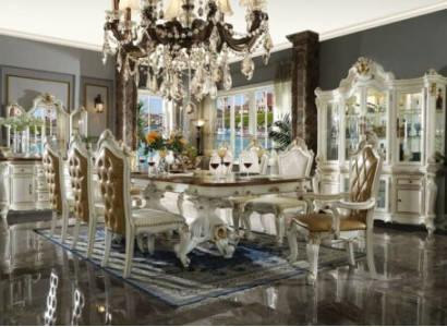 Classic s Dining room Set Designer Dining table 8x Chairs Complete e Suite Baroque Rococo