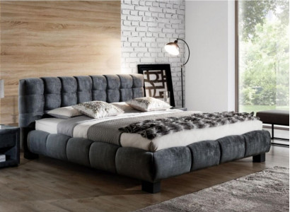 Bed Gray Bedroom Furniture Textile Design 160x200cm Beds Velvet