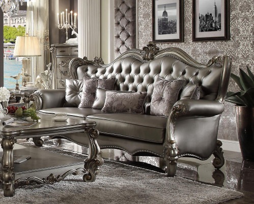 Chesterfield Sofa 3 Seater Couch Upholstery Leather Sofas Living room Three Seater