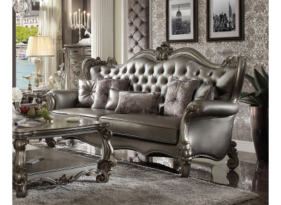 Chesterfield Sofa 3 Seater Couch Upholstery Leather Sofas Living room Three Seater