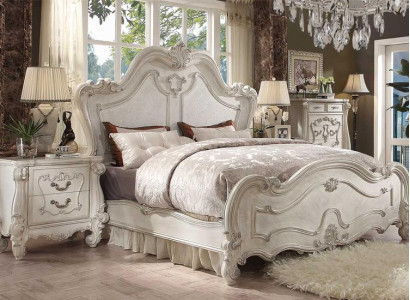 Bed Design Double bed Beds Luxury Classic Baroque Chesterfield