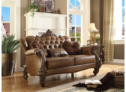 Sofa 3 Seater Living landscape Sofas Couch Upholstery Suite Leather Wood
