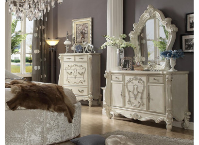 Buffet Chest of drawers Chests of drawers Wardrobe Baroque Rococo Mirror Sideboard Console Wood new