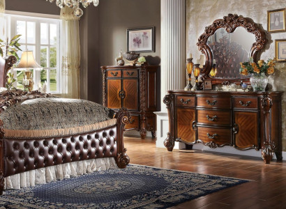 Mirror Chest of drawers Decorative Wardrobe Chests of drawers Sideboard Bedroom Set Wood