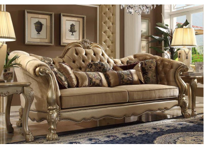 Two-seater Design Sofa 2 Seater Seat Couch Upholstery Suite Fabric Sofas