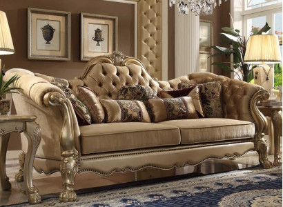 Two-seater Design Sofa 2 Seater Seat Couch Upholstery Suite Fabric Sofas