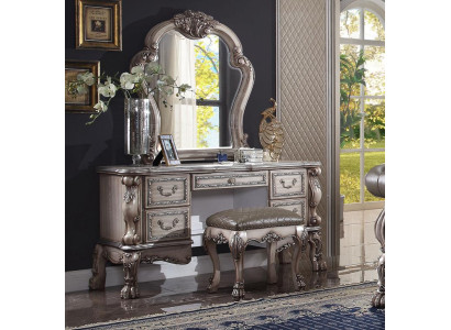 Console Classic Table Mirror Chest of drawers Dressing table Bedroom Sideboard 2pcs