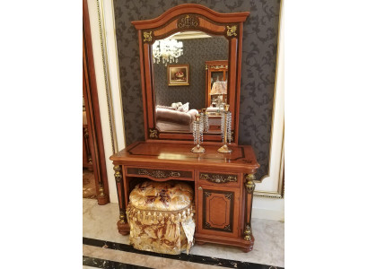 Luxury Class Baroque Rococo Dressing table Mirror Stool Chest of drawers Consoles Table