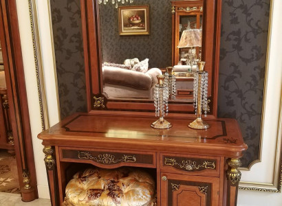 Luxury Class Baroque Rococo Dressing table Mirror Stool Chest of drawers Consoles Table